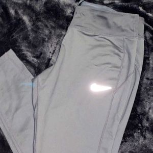 Nike Dri-Fit Fleece Leggings in Black - XL